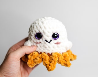 Sunflower Ghost, Low Sew Crochet Pattern