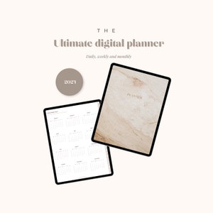 Digitaler Planer | Digitaler Planer für Ipad | Digitaler Planer für GoodNote | 2024 Planer | Neutraler Planer | Neutraler digitaler Planer