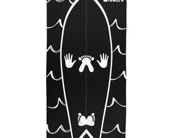 Toalla de Surf Profesional para Jóvenes (Pequeña) / Toalla de Entrenamiento para Practicar Surf Pop-Ups / Ligera y de Secado Rápido / Regalo Ideal para Surfistas