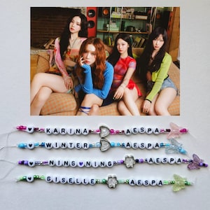 AESPA - BETTER THINGS - Phone Charms / Lightstick Accessories | • Giselle • Ningning • Winter • Karina | ae | My