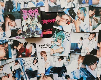 Stray Kids -ROCKSTAR -  55 Piece Lomo Photocard Set | • Bang Chan •Lee Know •Changbin • Hyunjin •Han •Felix •Seungmin •I.N. | Stays