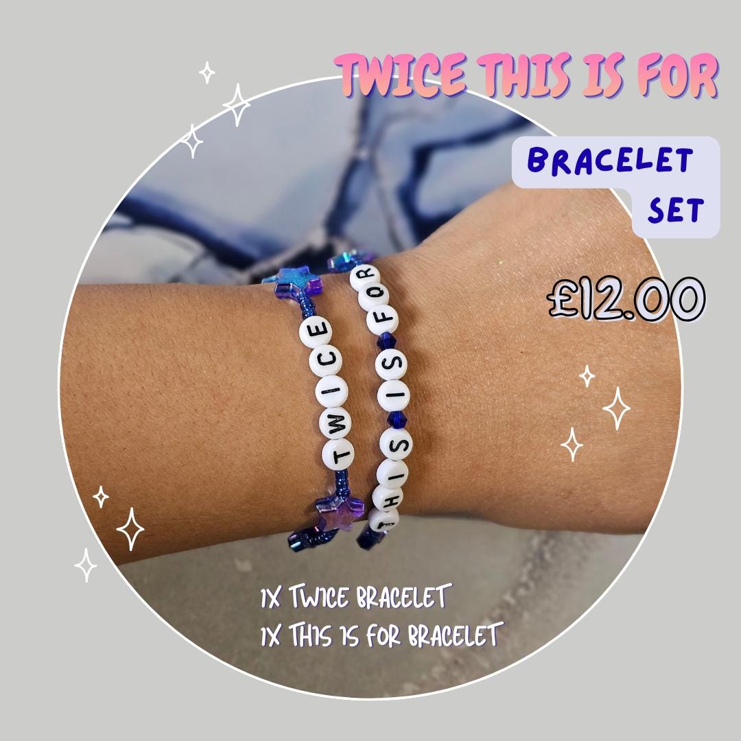 Twice bracelet - Etsy 日本
