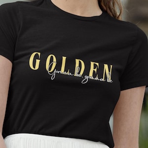 Kpop Demon Hunters Tee (inspired in) | Huntrix Golden tshirt