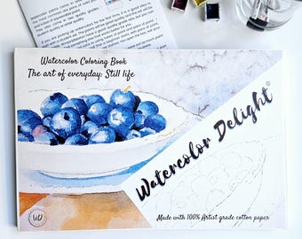 Watercolor Workbook: Still Life, Artist Grade Cotton Paper
