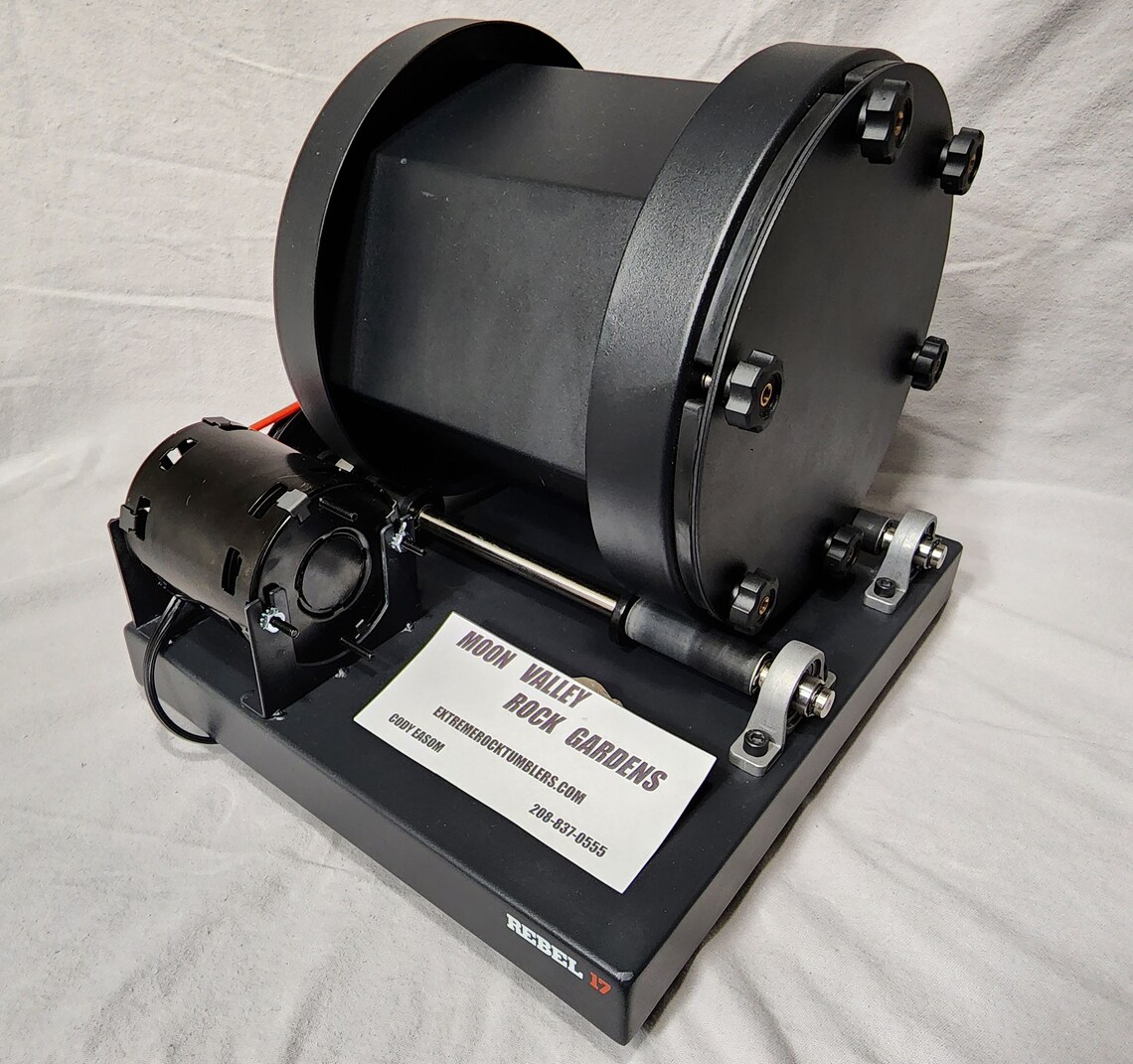 Rebel 17 Rock Tumbler Polisher From Extreme Rock Tumblers, the Quietest
