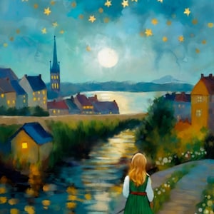 Icelandic Night - Original Art Prints by Thomas Little