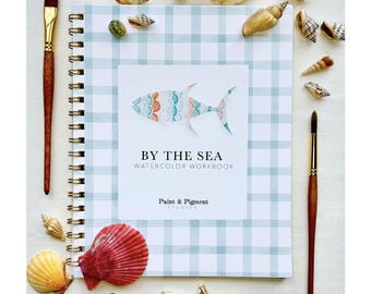 By the Sea Watercolor Workbook
