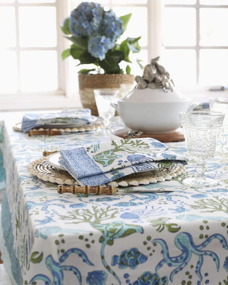 PACIFIC & ROSE TEXTILES Tablecloth - Thumbnail 4