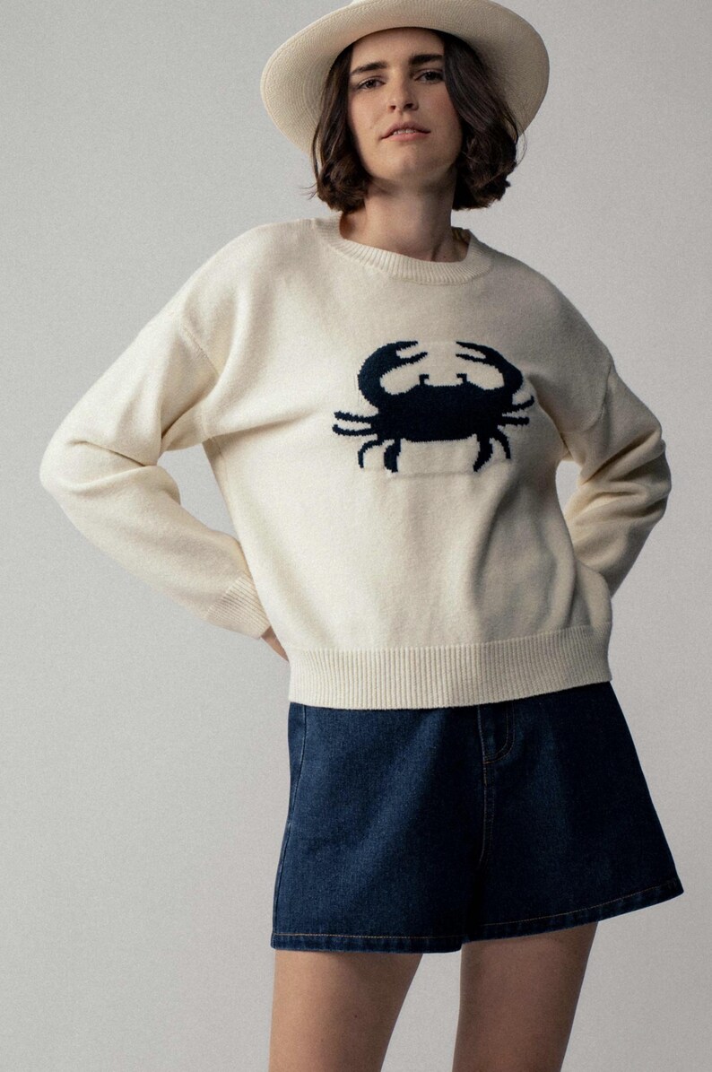 Polagram Crab Striped Sweater main image 1