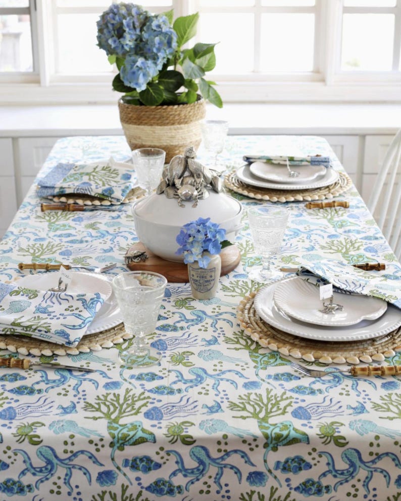 PACIFIC & ROSE TEXTILES Tablecloth - Thumbnail 2