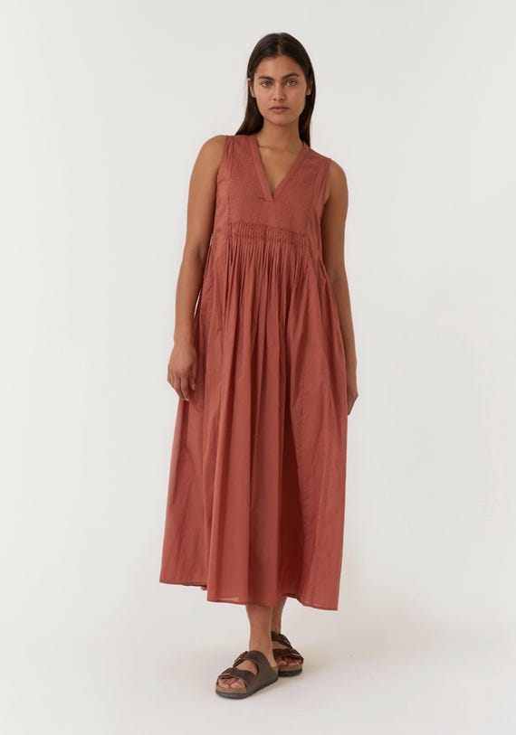 lovestitch maxi dress with pockets Sanni Animal Print Maxi Bone/Butterscotch / S