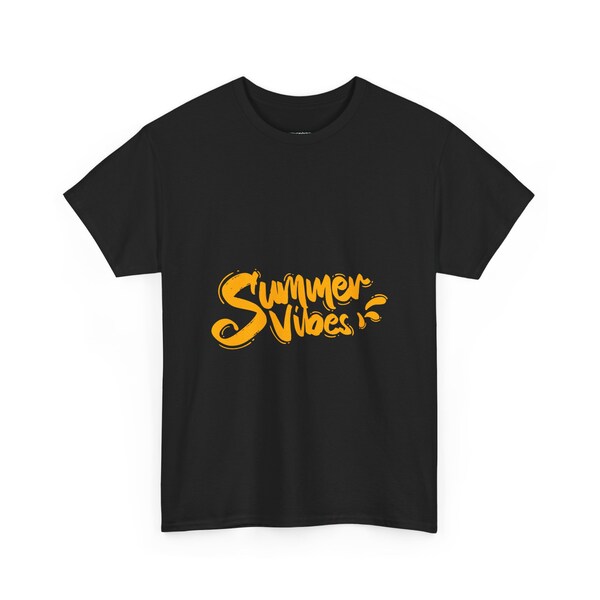 Summer Vibes Camicia streetwear estiva T-shirt in cotone pesante unisex