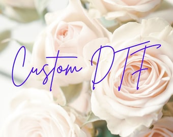 Custom DTF Transfers, Ready to Press DTF Prints, Personalized Logo Transfer, Wholesale Gang Sheet, Full Color T-shirt Transfer