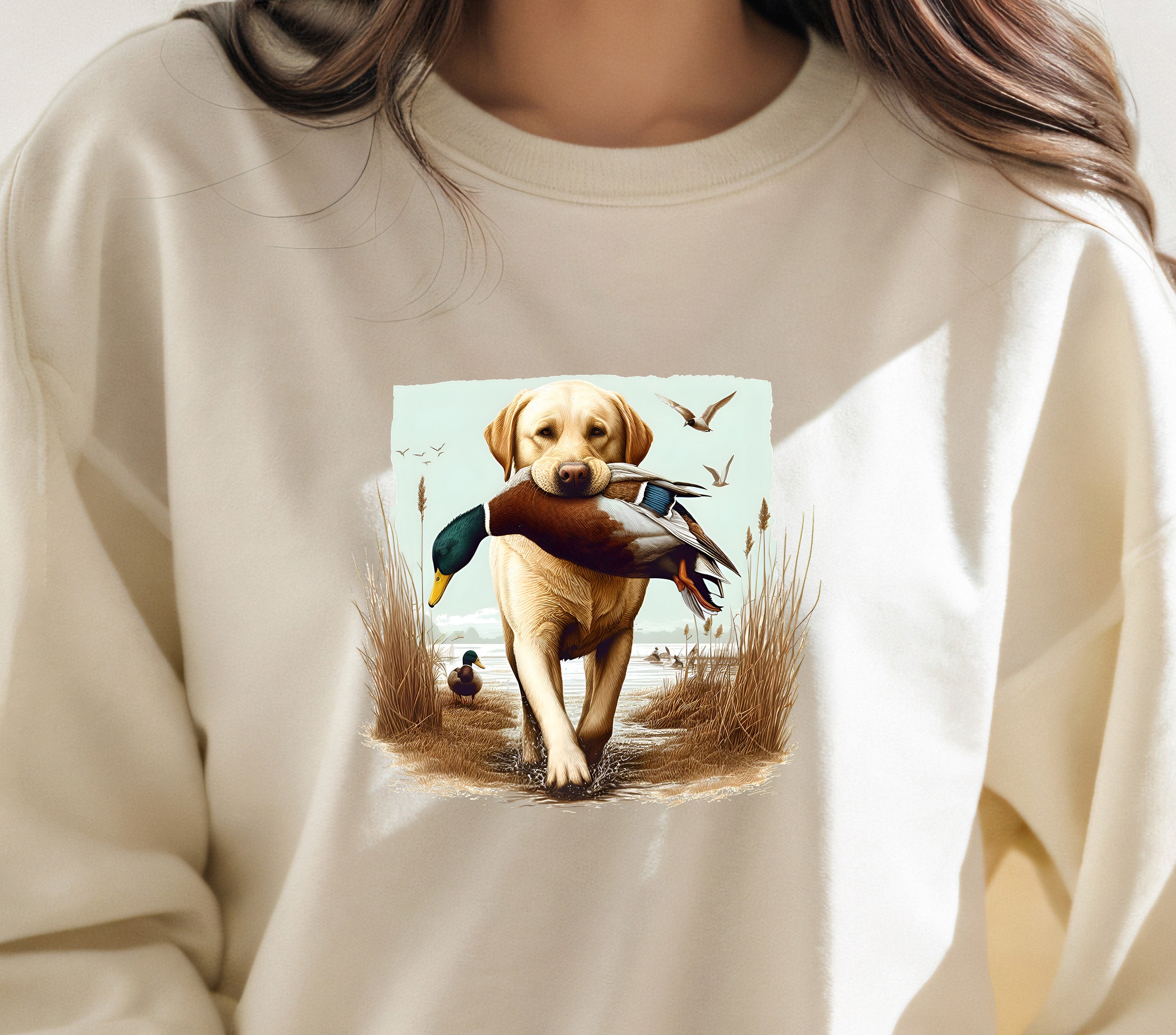 Golden Labrador Retriever DTF Transfer: Dog Lover's Gift, Ready to ...