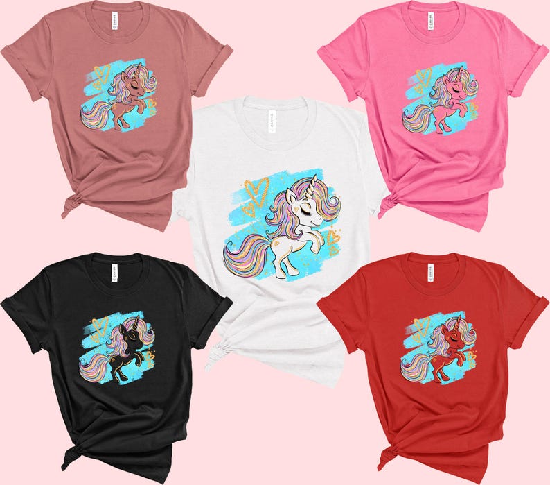Magical Unicorn Baby DTF Transfer - Easy Heat Press for Kids image 9
