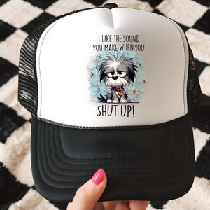 Sarcastic Dog DTF Transfer: Funny Grumpy Pup Shirt Graphic image 7