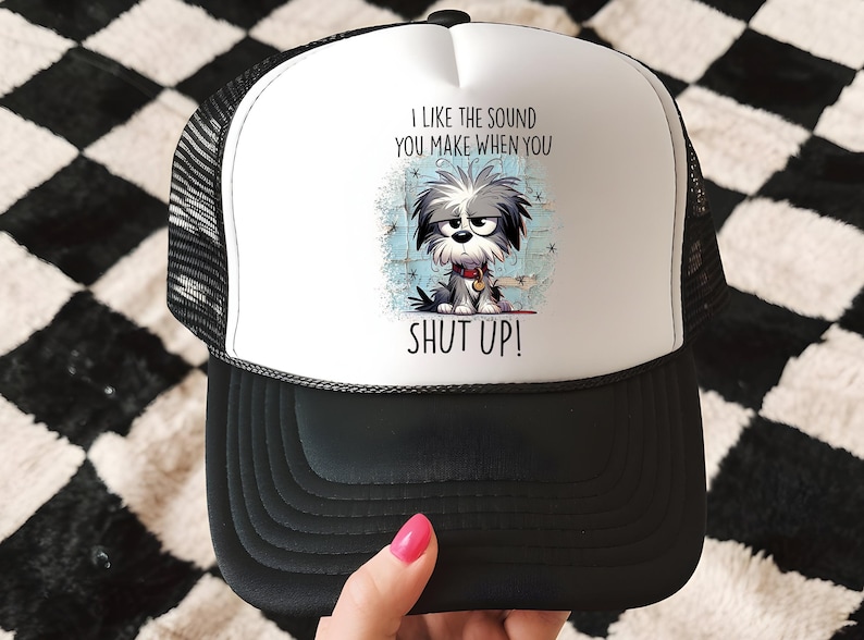 Sarcastic Dog DTF Transfer: Funny Grumpy Pup Shirt Graphic image 7