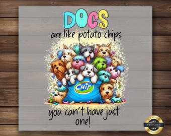 Divertida transferencia de perro DTF: Perros de papas fritas, camiseta para amantes de las mascotas