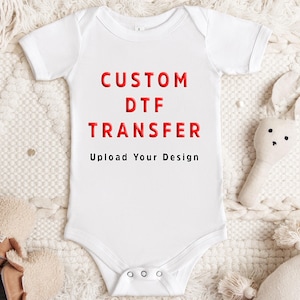 Custom DTF Transfer Upload Your Brand Logo, Ready to Press Heat Transfer zdjęcie 14