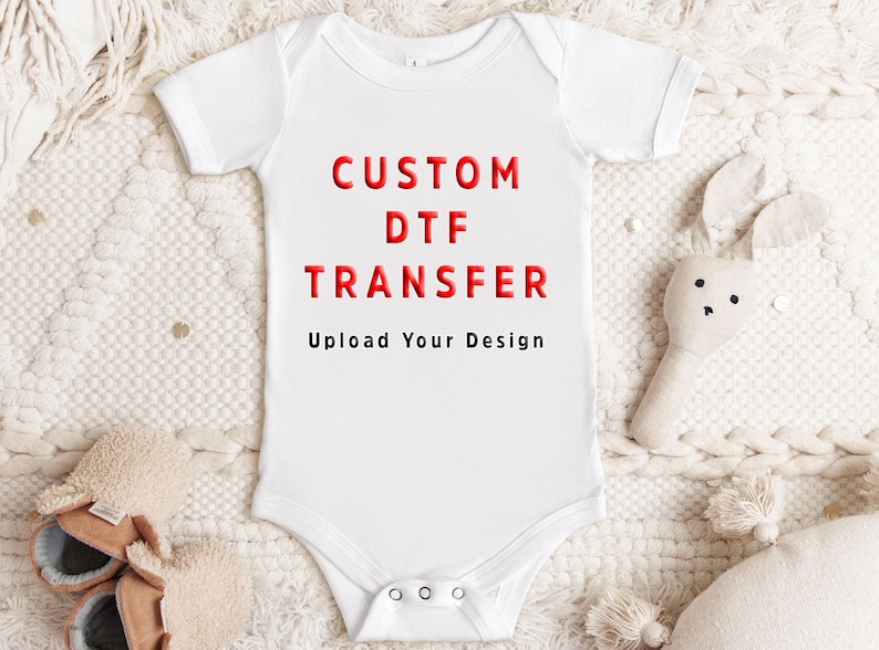 Custom DTF Transfer Upload Your Brand Logo, Ready to Press Heat Transfer zdjęcie 14