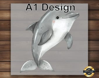 Ocean Animals DTF Transfer, DIY Kids Clothes Iron On