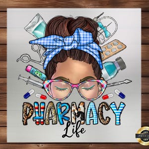Pharmacy Life DTF Transfer: Fun Medical Apparel Decal