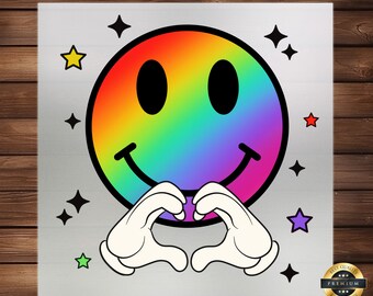 Retro Autism Acceptance DTF Transfer: Nostalgic Empowerment Design