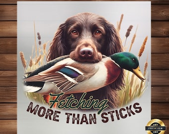Boykin Spaniel Dog DTF Transfer: Hunting Companion Apparel Accent