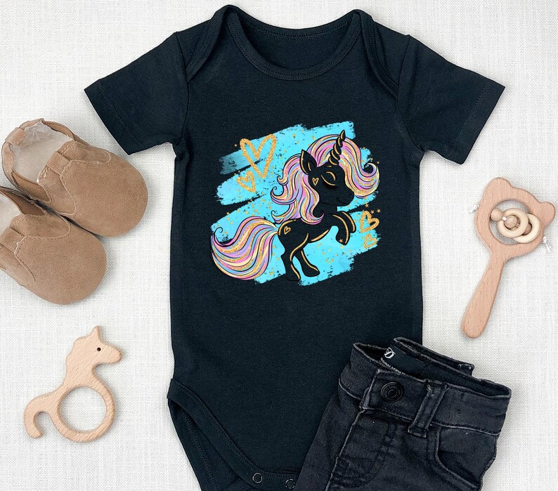 Magical Unicorn Baby DTF Transfer - Easy Heat Press for Kids image 8