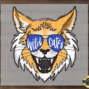 Wildcats DTF Transfer: Fierce Iron-On Decal for Game Day Shirts
