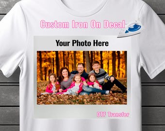 Custom Photo DTF Transfer: Personalized Iron-On Design