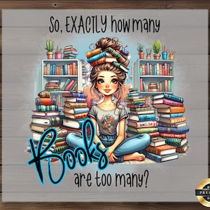 Funny Book Lover DTF Transfer: Sarcastic Reading Print, DIY Shirt Art