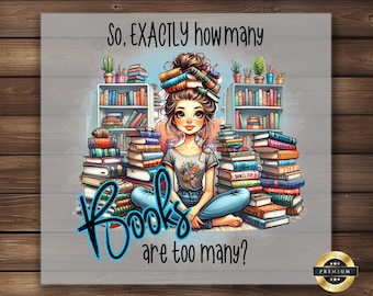 Funny Book Lover DTF Transfer: Sarcastic Reading Print, DIY Shirt Art