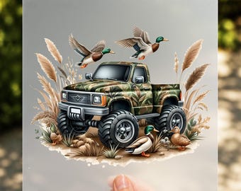 Little Hunter DTF Transfer, Youth Duck Hunting Shirt