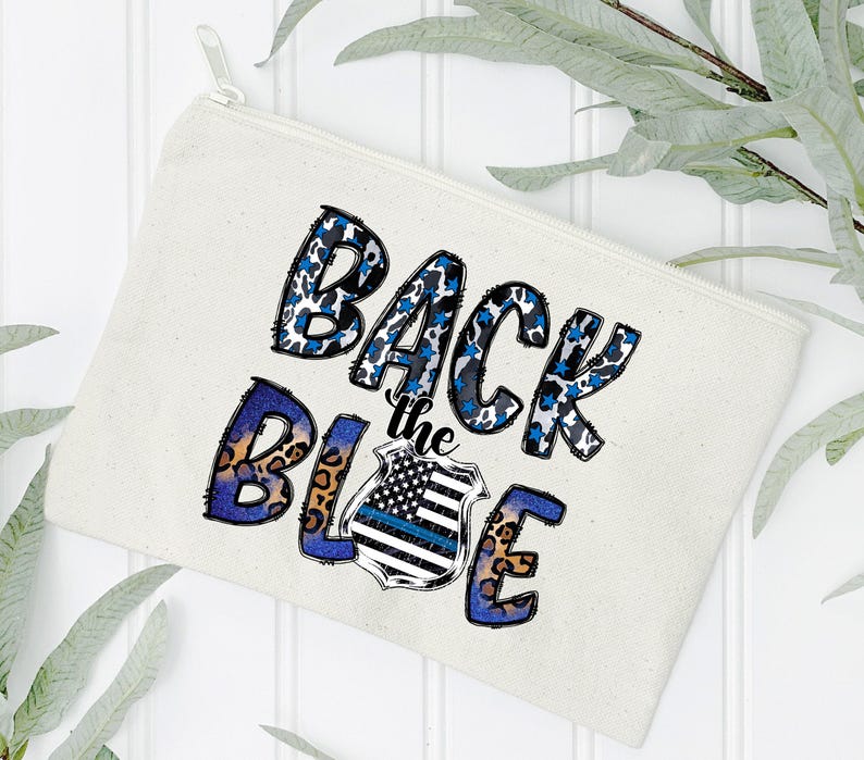 Transfert The Blue DTF : soutien de la police, étoiles à rayures bleues image 8