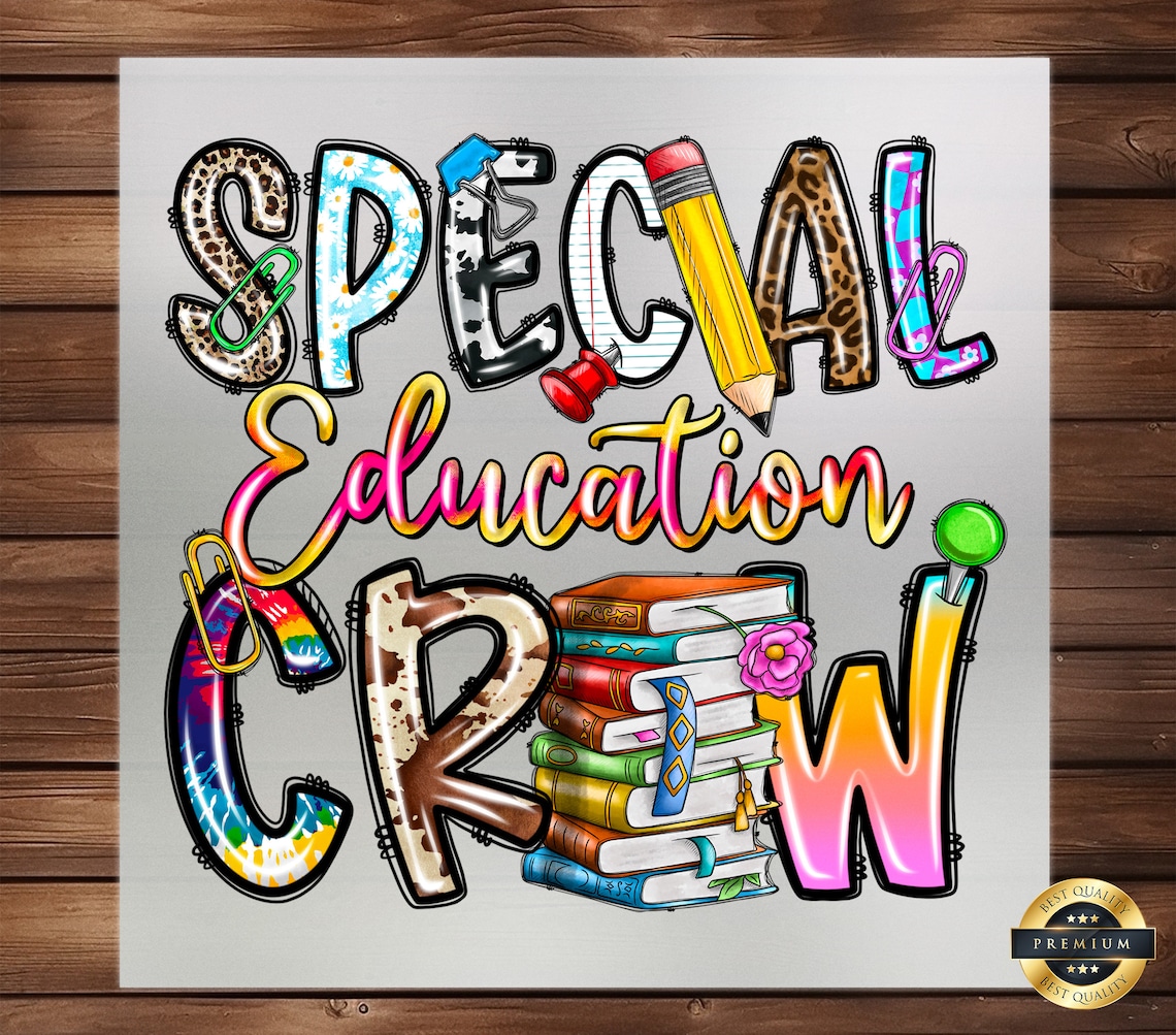 Special Education Crew DTF Transfer: Teacher Appreciation Gift image 1