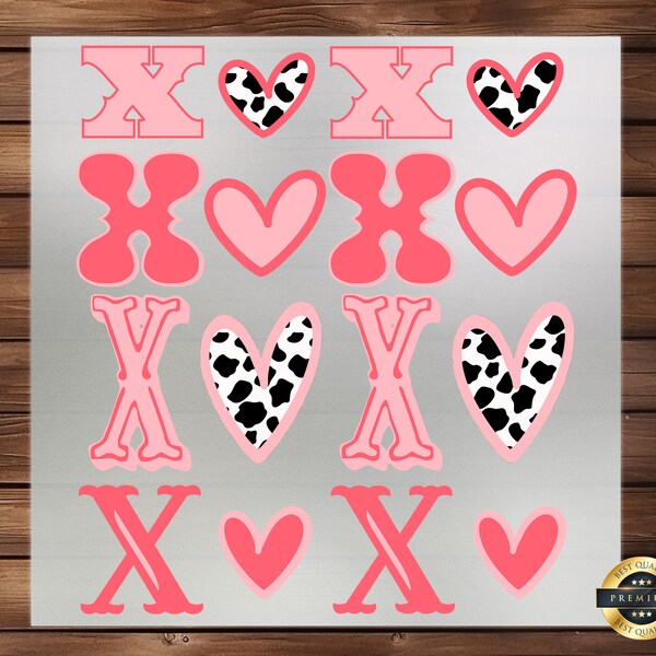 Western Retro Valentine's DTF Transfer, Vintage-Style Design, Ideal for Custom Apparel, Stylish and Nostalgic, Easy-to-Apply