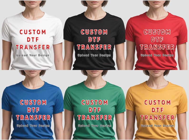 Custom DTF Transfer Upload Your Brand Logo, Ready to Press Heat Transfer zdjęcie 10