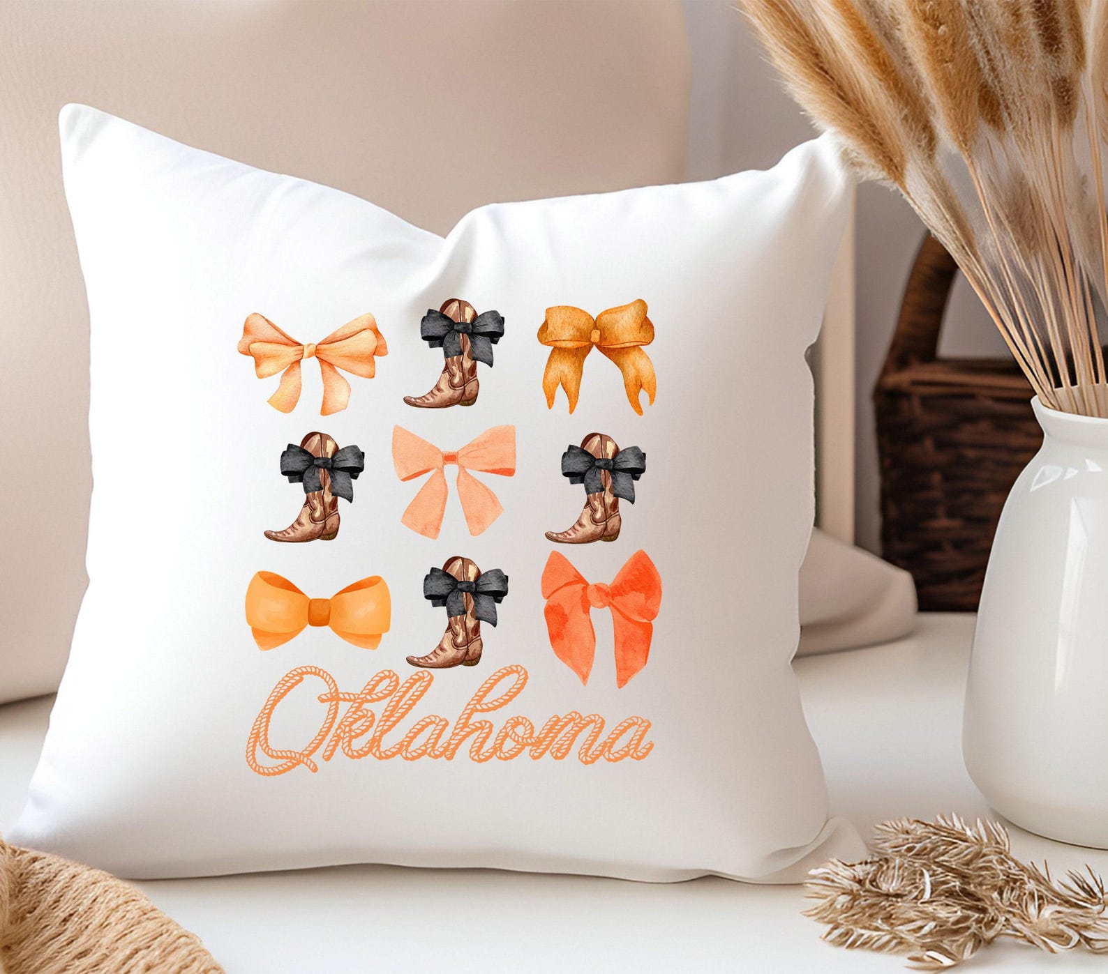 Ok Rope Oklahoma Rope Orange DTF Transfer: Sooner State Pride - Etsy