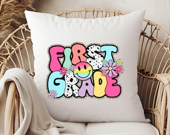 Back to School for Boys DTF Transfer, Kindergarten, Pre-K, 1-5 Grade, Iron On Decal, Easy to Apply, Kids Apparel, Ready to Press, DIY Craft