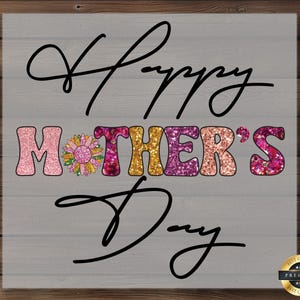 Floral Sunflower Mother&#39;s Day DTF Transfer: Ready to Press