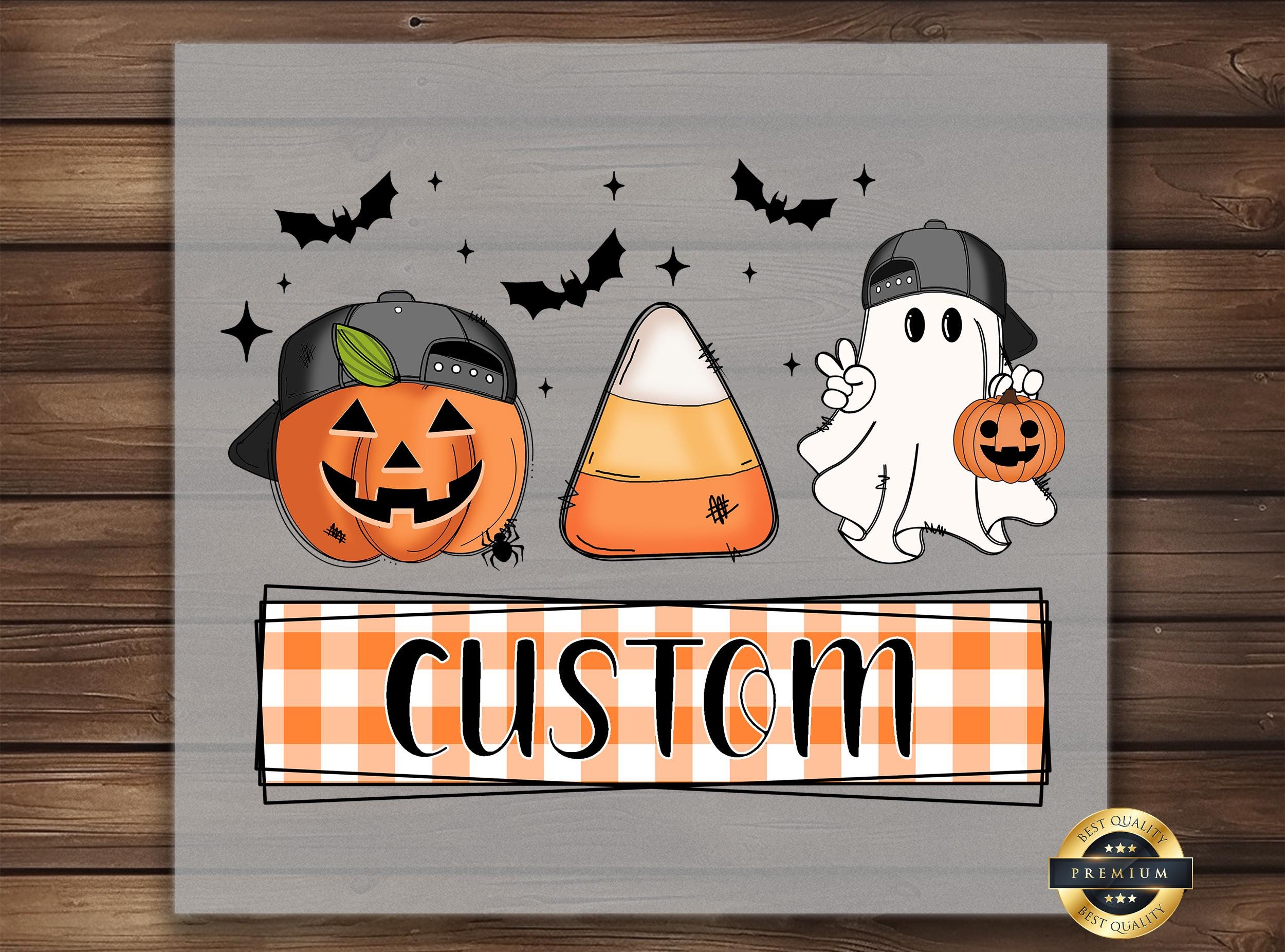 Custom Halloween Boys DTF Transfer, Fun and Cool Iron-On Design for Boys' Halloween Apparel, Perfect for DIY Shirts & Unique Halloween Gifts