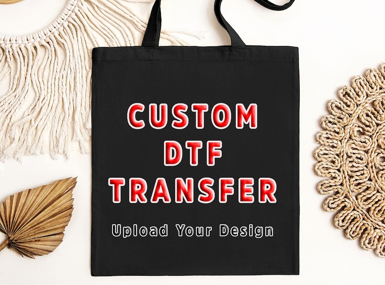 Custom DTF Transfer Upload Your Brand Logo, Ready to Press Heat Transfer zdjęcie 12