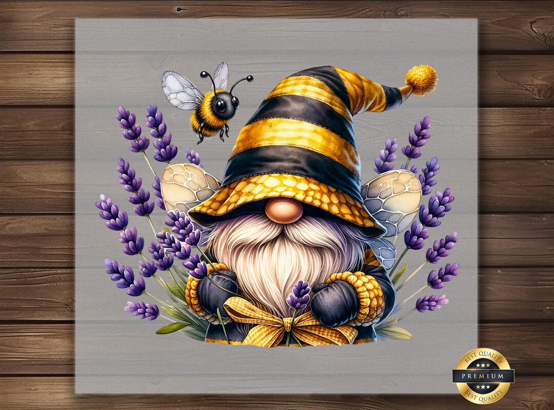 Honey Bee Gnome DTF Transfer: Floral Hive Hat Iron-on - Etsy