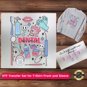 Dental Assistant DTF Transfer: Stylish Dental Office Design