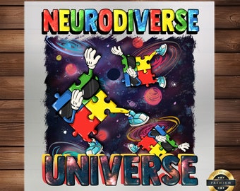 Neurodiverse Universe Autism DTF Transfer: Cosmic Brain Diversity