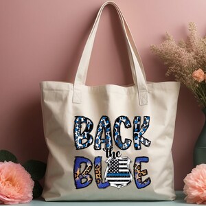 Transfert The Blue DTF : soutien de la police, étoiles à rayures bleues image 6