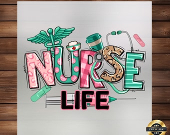 Nurse Life DTF Transfer: Heartwarming Healthcare Design