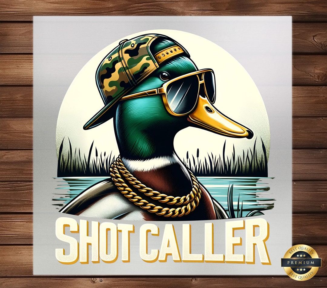 Shot Caller Duck Hunt DTF Transfer Dynamic Duck Hunting Scene for