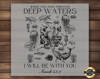 It Is Well DTF Transfer: Christian Quote Design, Ready to Press Print